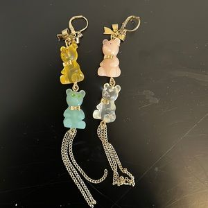 Betsey Johnson, teddy bear earrings